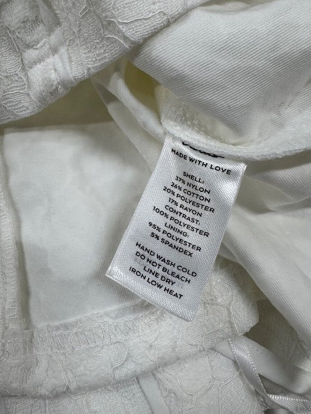 Lulus Dainty Personality Ivory Lace Seamed Bustier Mini Dress NWT - Picture 8 of 9